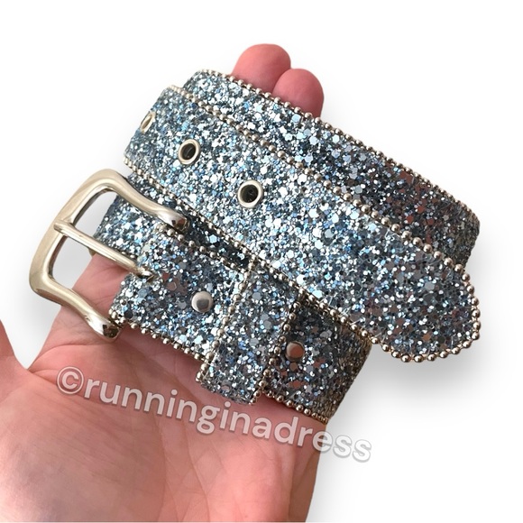 Vintage Elite California Blue Western Sequin Studded Border  display picture 2